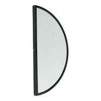 WANDSPIEGEL Moon Schwarz - Schwarz, Metall (31/60/4cm) - LOFT42