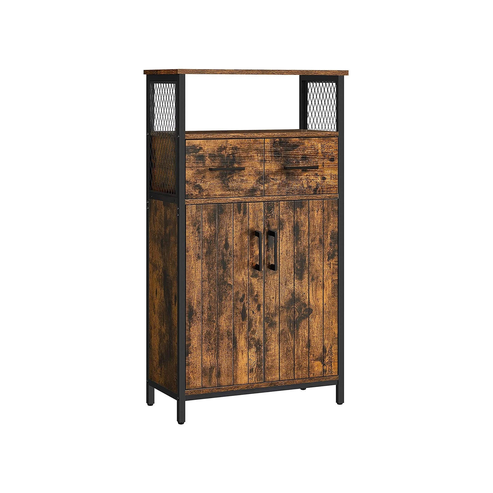 AUFBEWAHRUNGSSCHRANK SIDEBOARD - Braun, Textil (30/108/60cm) - Hansiro