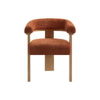 STUHL - 64 cm x 60 cm - holz - terracotta Livelia - Terracotta, Holz/Holzwerkstoff (64/78/60cm) - Vente-Unique