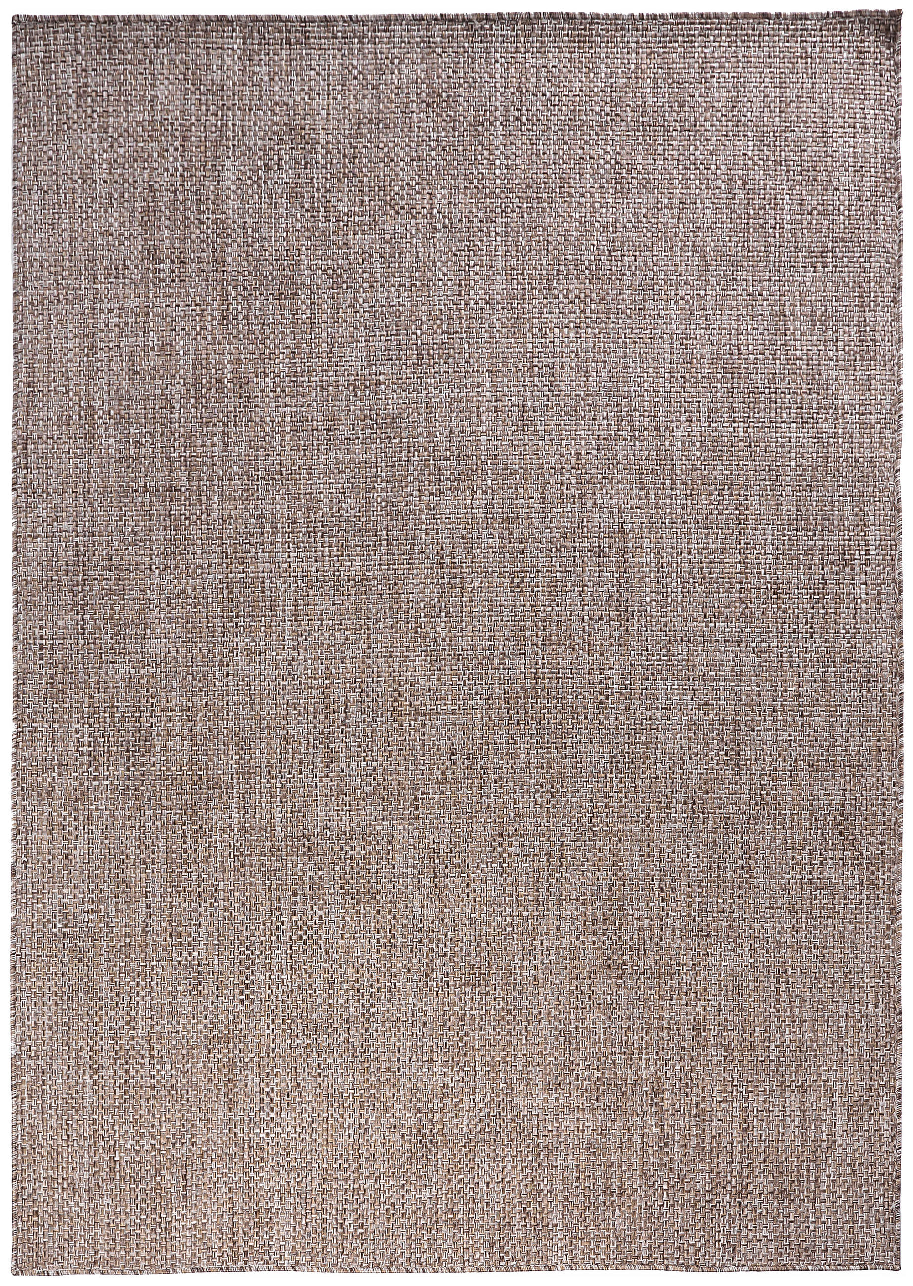 TEPPICH YUCANA Braun Outdoor Flachgewebe 200/200 cm - Braun, Textil (200/200cm) - Tapiso