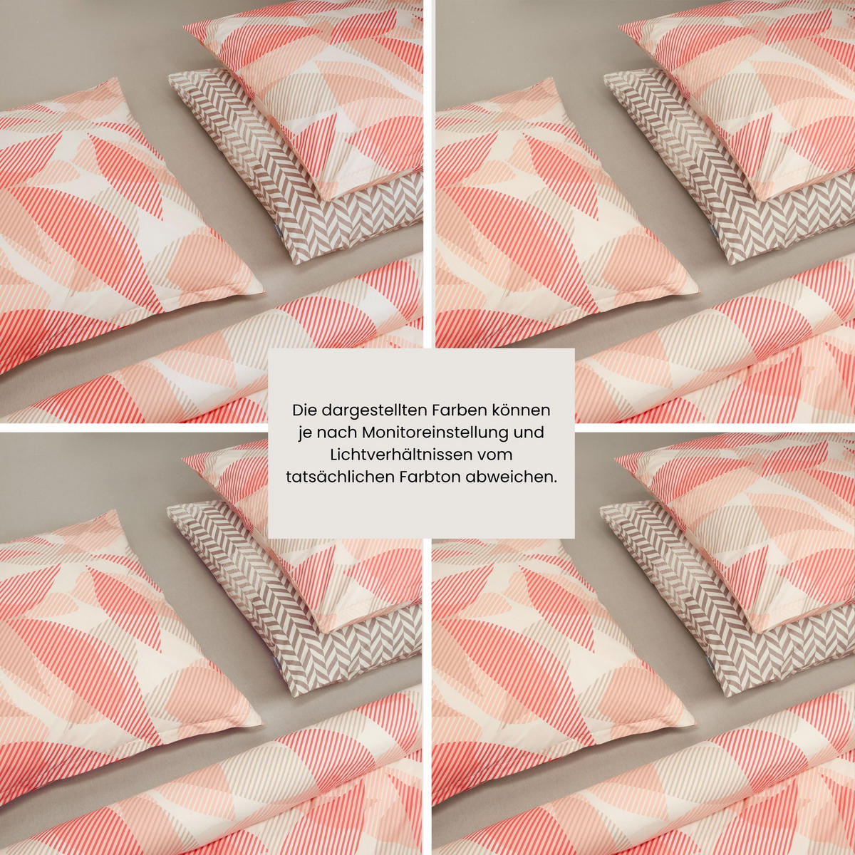 BETTWÄSCHESET Maribel - Renforcé - 2-teilig - 135 x 200 cm - Taupe - Taupe, Textil (135/200cm) - SCHIESSER