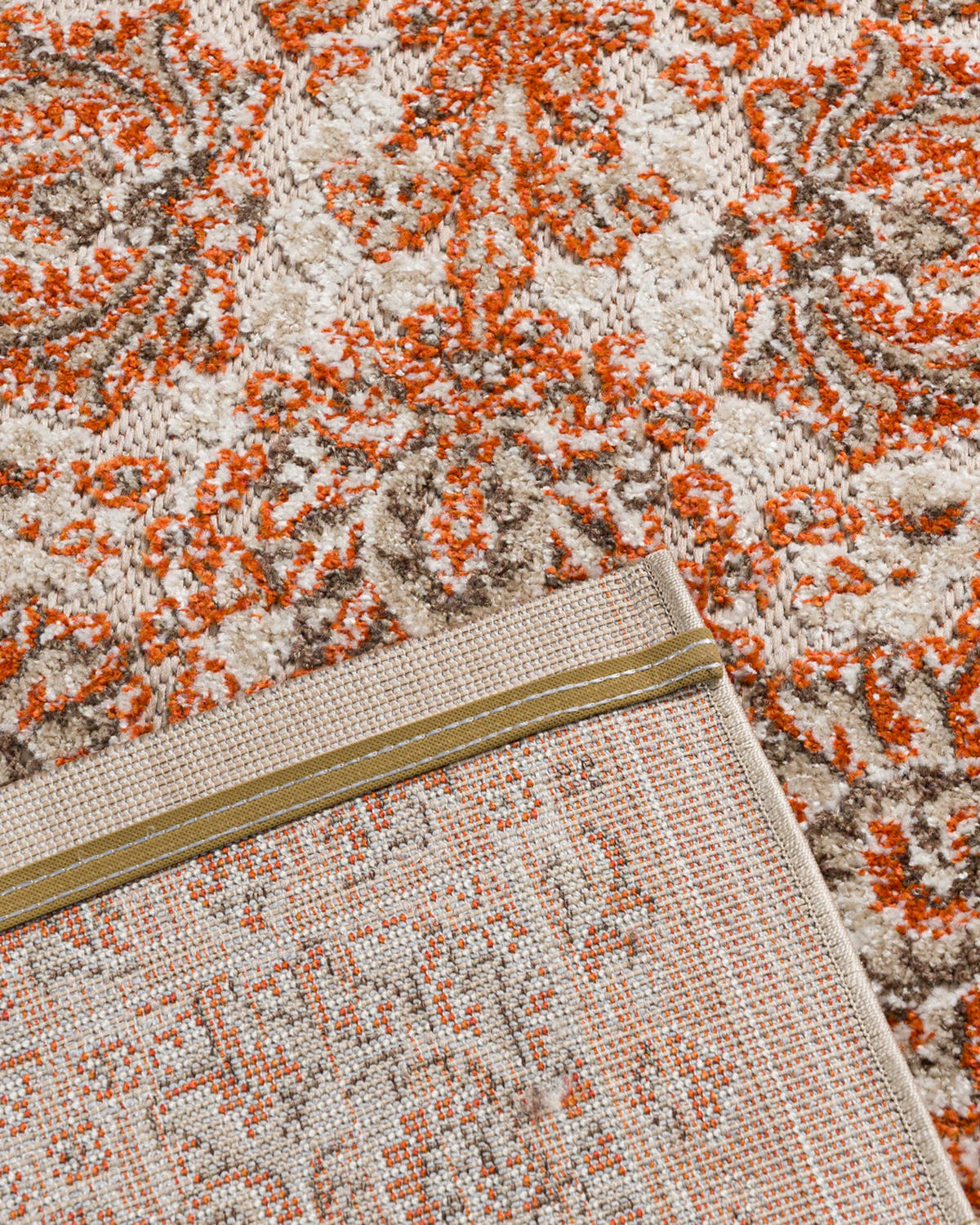 KOBEREC béžový krémový orientálny - 120 x 170 cm - krémová/béžová, textil (120/170cm) - Mazovia