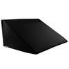 KEILKISSENBEZUG Basic 100% Baumwolle schwarz 62/49/30 cm - Schwarz, Textil (62/49cm) - beties Heimtextil