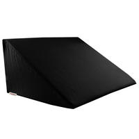 KEILKISSENBEZUG Basic 100% Baumwolle schwarz 62/49/30 cm - Schwarz, Textil (62/49cm) - beties Heimtextil