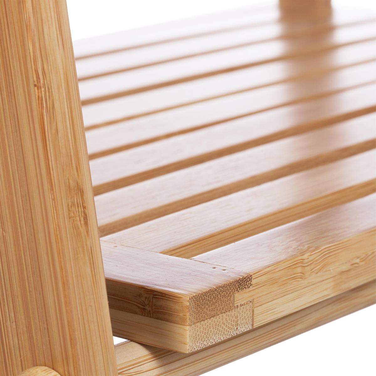 UTERÁKOVÝ stojan - svetlohnedá, drevo (53/110/31.5cm) - Relaxdays