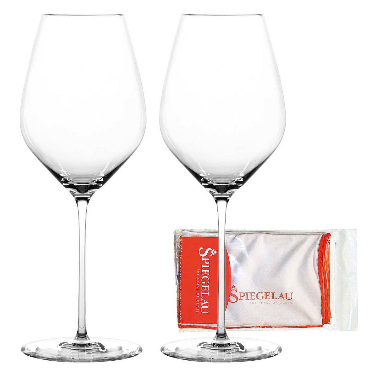 UNIVERSALGLÄSER + POLIERTUCH Hi-Lite transparent 510 ml 2er Set - Transparent, Glas (0.51L) - Spiegelau