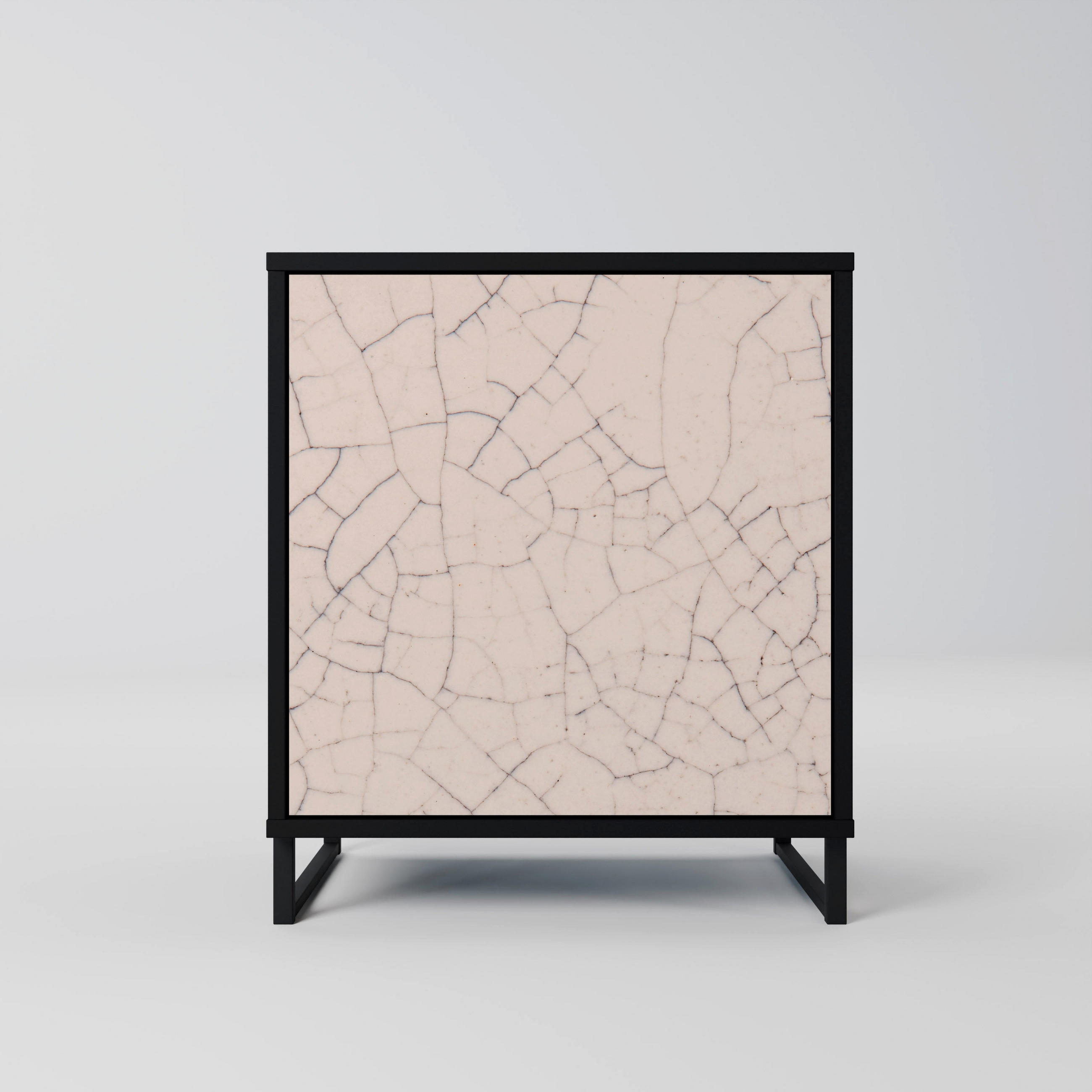SpaceRebels Sideboard Schwarz 57.5x67.5x42 cm