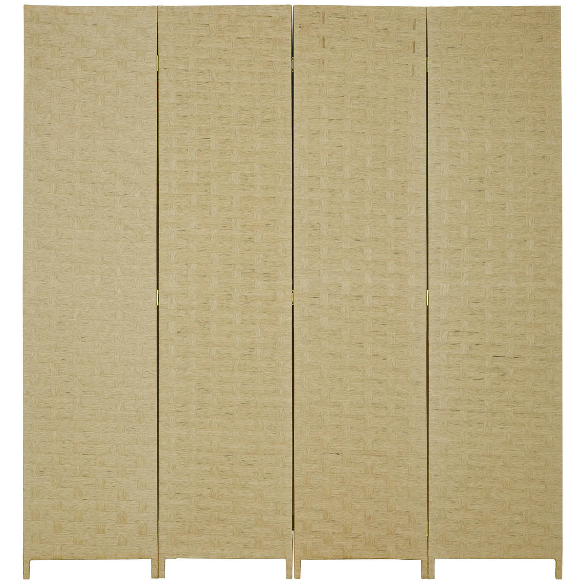 PARAVENT DE-08871 4-teilig, faltbar mit Wellen-Design Braun - Braun, Holzwerkstoff (1.5/169.5/159.5cm) - ComfortXL