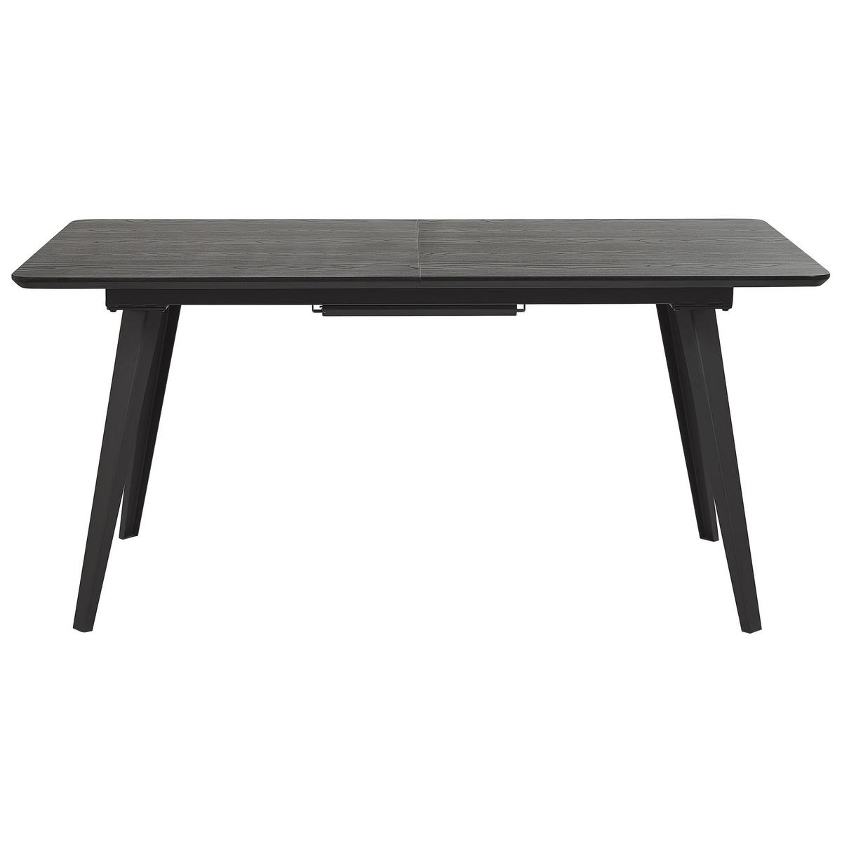 ESSTISCH 160-200/90/75 cm Schwarz Rechteckig Irvington - Schwarz, Holzwerkstoff (200/90/75cm) - Beliani