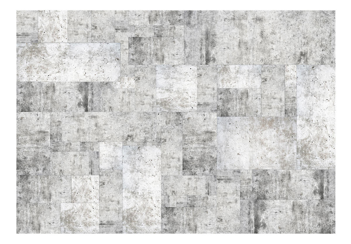 SELBSTKLEBENDE FOTOTAPETE 343/245 cm - Grau, Kunststoff/Textil (343/1cm) - KUNSTLOFT