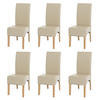 ESSZIMMERSTUHL Beige 6er-Set - Beige/Creme, Holz (44/102/54cm) - MCW