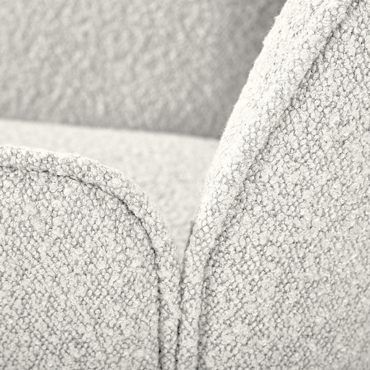 DREHBARER ARMLEHNENSTUHL - Buchefarben/Weiß, Holz/Textil (62/89/62cm) - home24