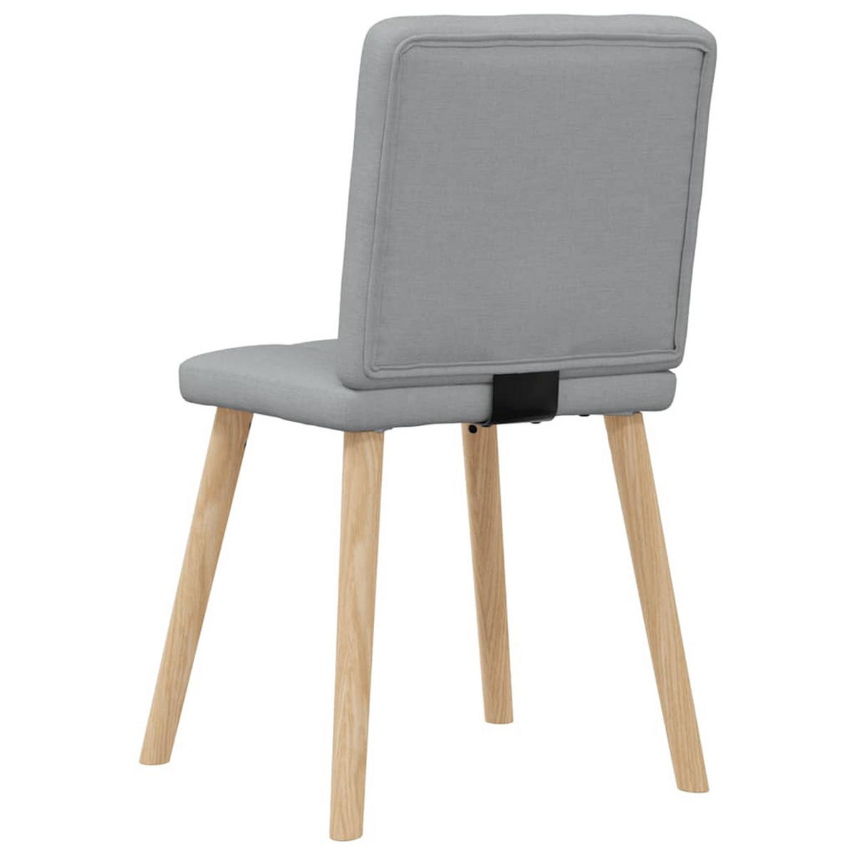ESSZIMMERSTÜHLE 2 Stk. Hellgrau Stoff 45*54*86cm - Grau, Metall (45/86/54cm) - ZMH