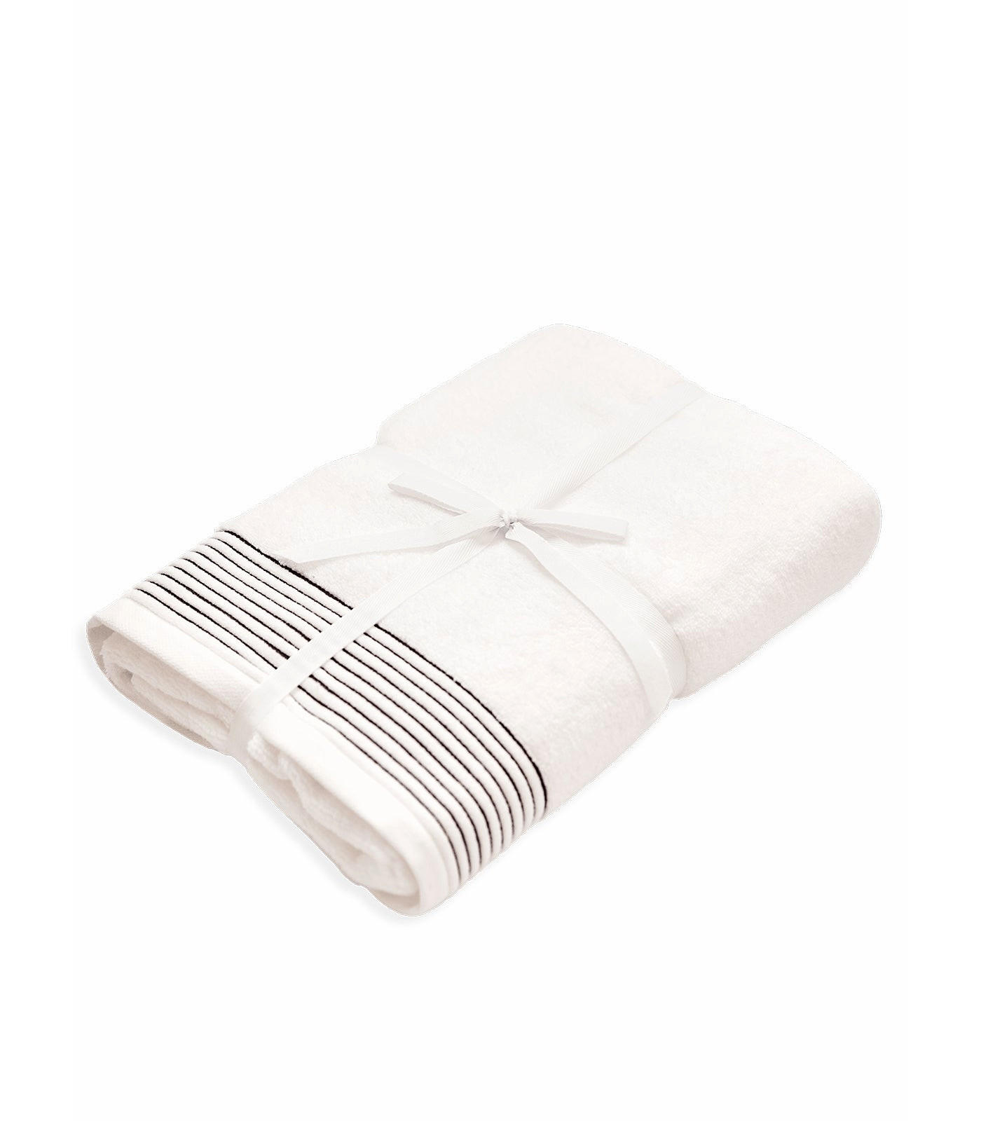 DUSCHTUCH Pure Elegance, 70x140cm, Baumwolle, Weiß - Weiß, Textil (70/140cm) - SOWL