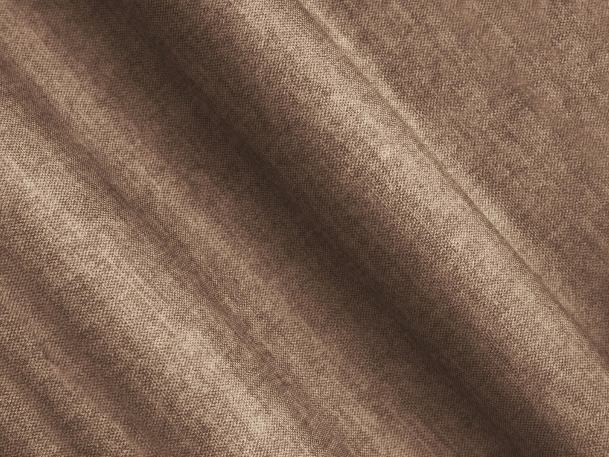 SOFA Koge aus Samt dunkelbeige 3 Sitzplätze - Mokka, Textil (95/70/210cm) - Cosmopolitan Design