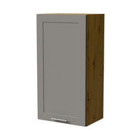 HÄNGESCHRANK Oslo W4/50 Eiche Artisan / Dust Grey Matt 50 / 32,5 / 96cm - Eiche Artisan/Grau, Holz/Holzwerkstoff (50/96/32.5cm) - Feldmann-Wohnen