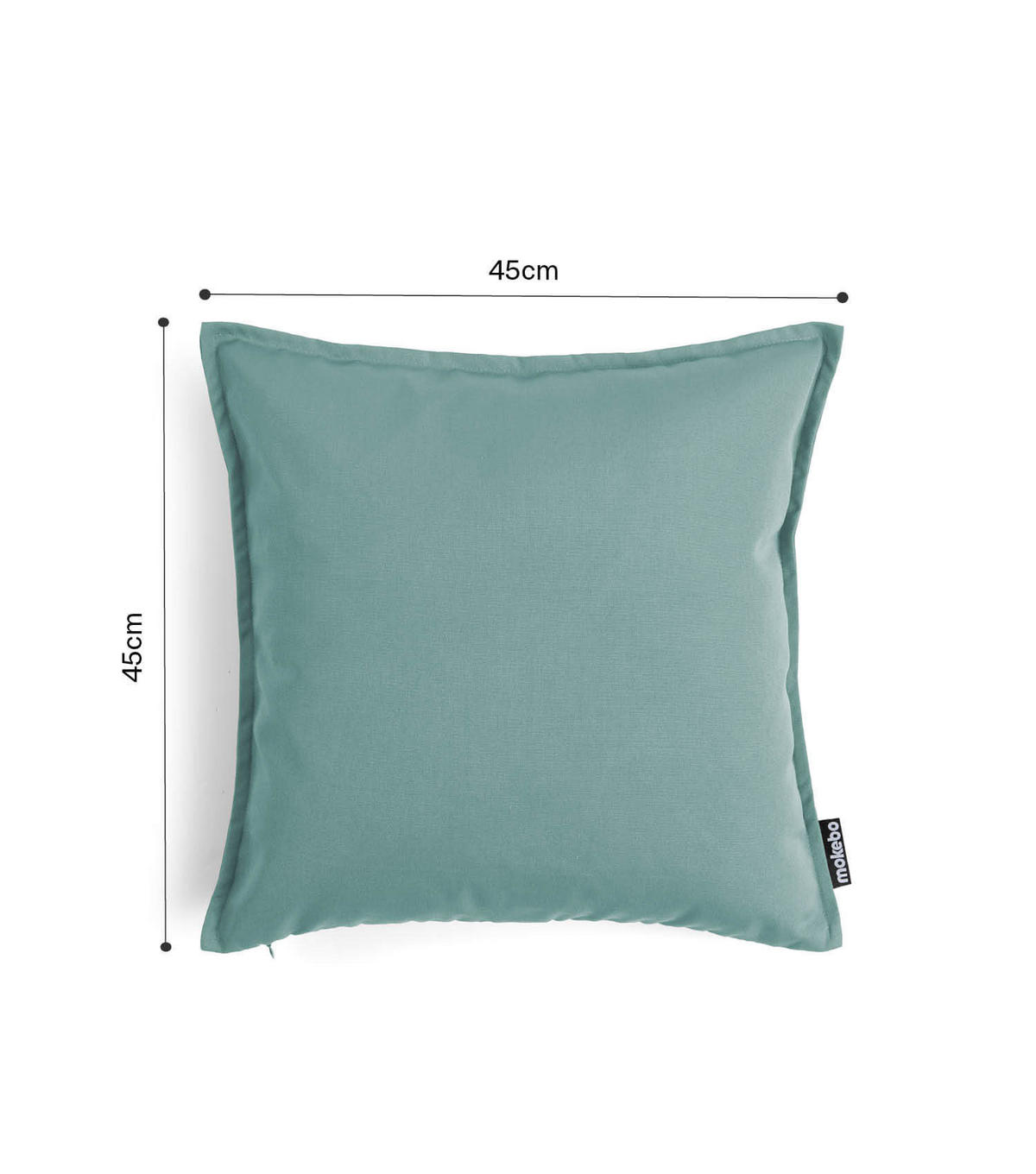 KISSENHÜLLE Die Auszeit - Grün, Textil (45/1.5cm) - Mokebo