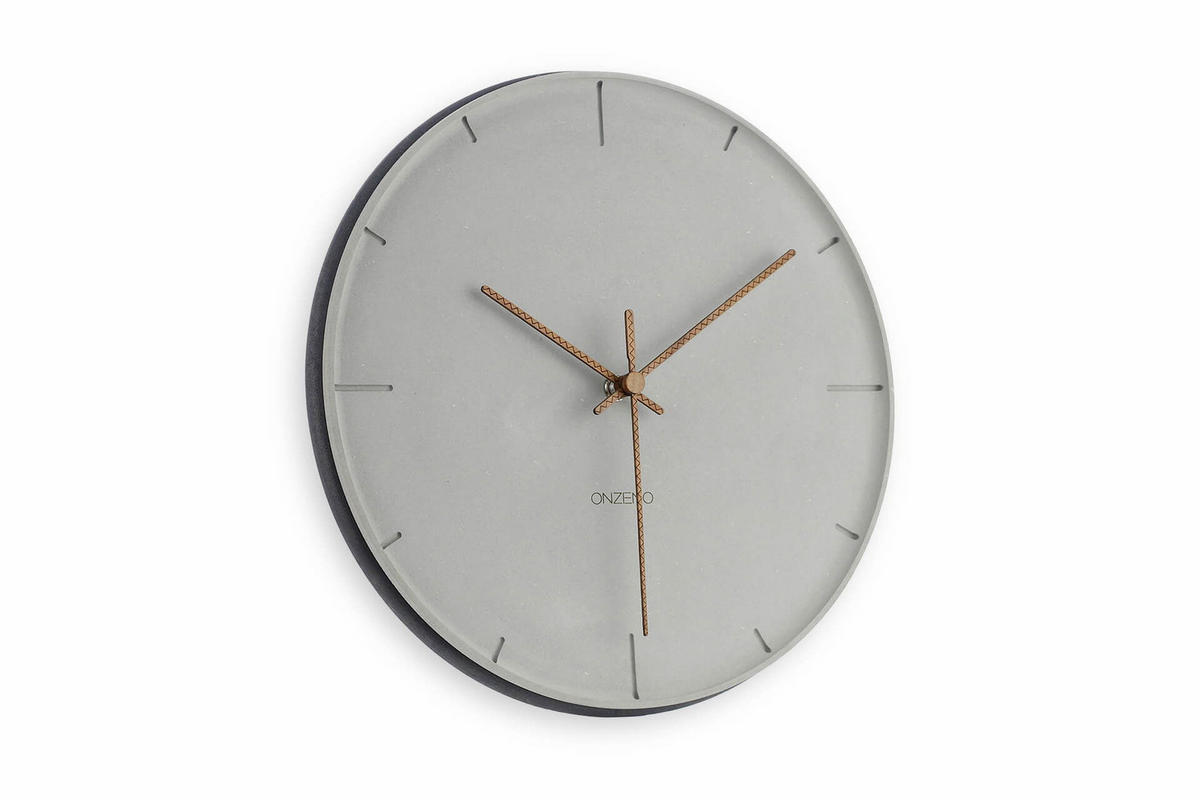 WANDUHR Design Grau 29/29 cm - Grau, Holzwerkstoff (29/29/2cm) - ONZENO
