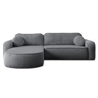 ECKSOFA VENUS mit Schlaffunktion und Bettkasten, Poso 60 - Grau, Textil (275/178cm) - Lookway