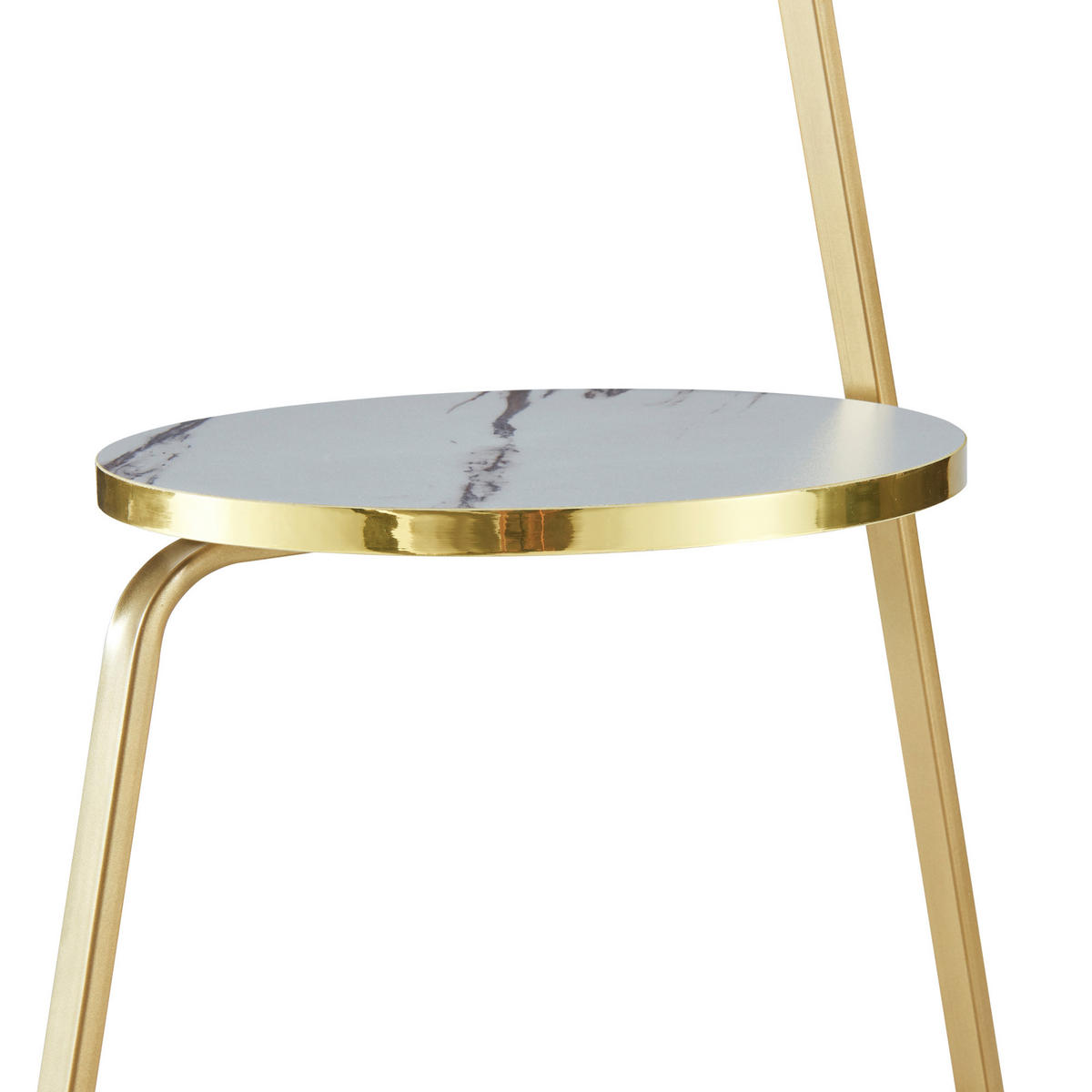 BEISTELLTISCH Sipoo - Weiß, Holzwerkstoff (37/46/74cm) - [en.casa]