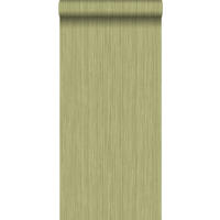 TAPETE feine Streifen 53 cm x 10.05 m - Grün, Papier (53/1000cm) - Origin Wallcoverings