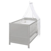BABYBETT Sternenzauber 70 x 140 cm - Taupe, Holzwerkstoff (70/140cm) - Roba