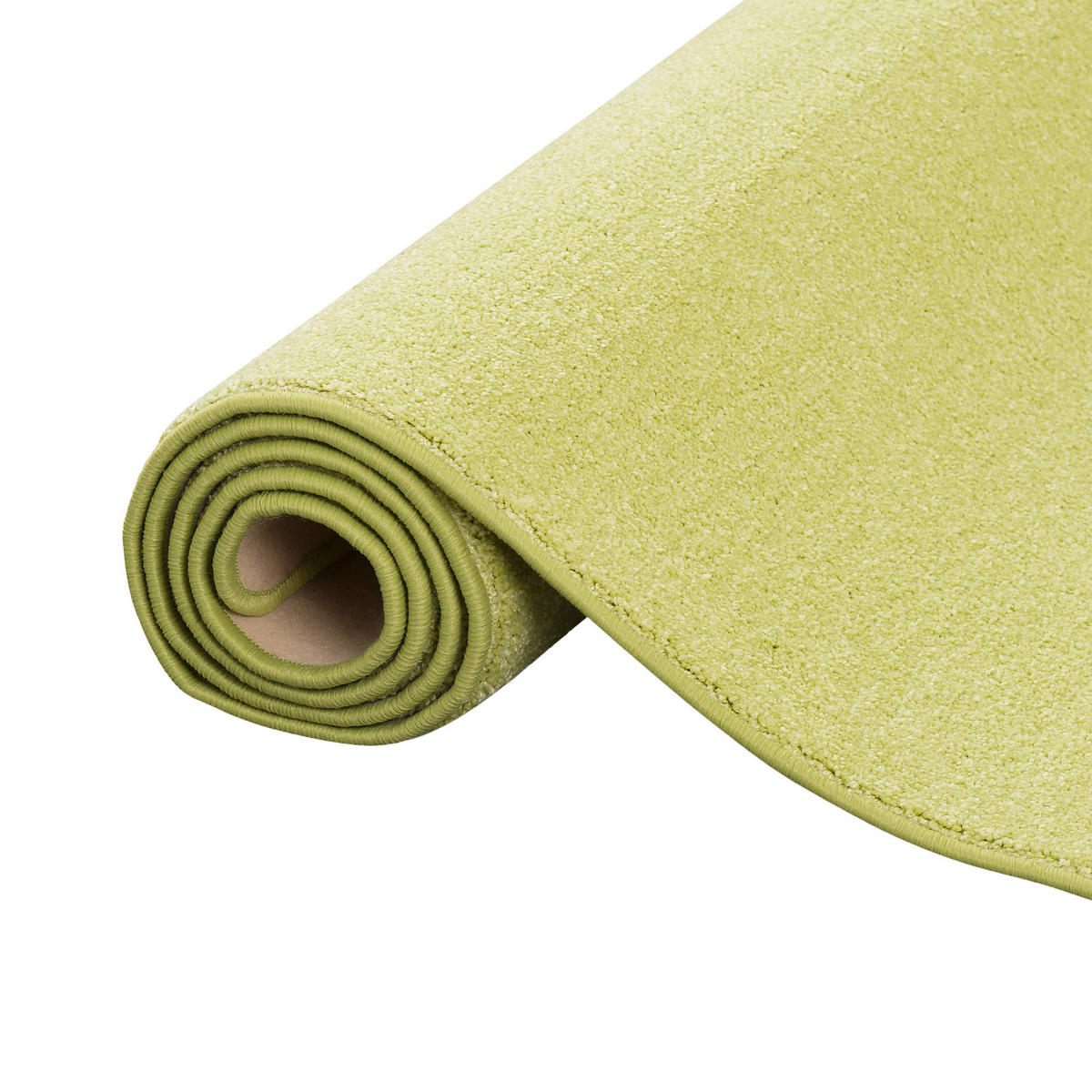 HOCHFLOR VELOURS TEPPICH LUNA - Limette, Textil (100/400cm) - Snapstyle