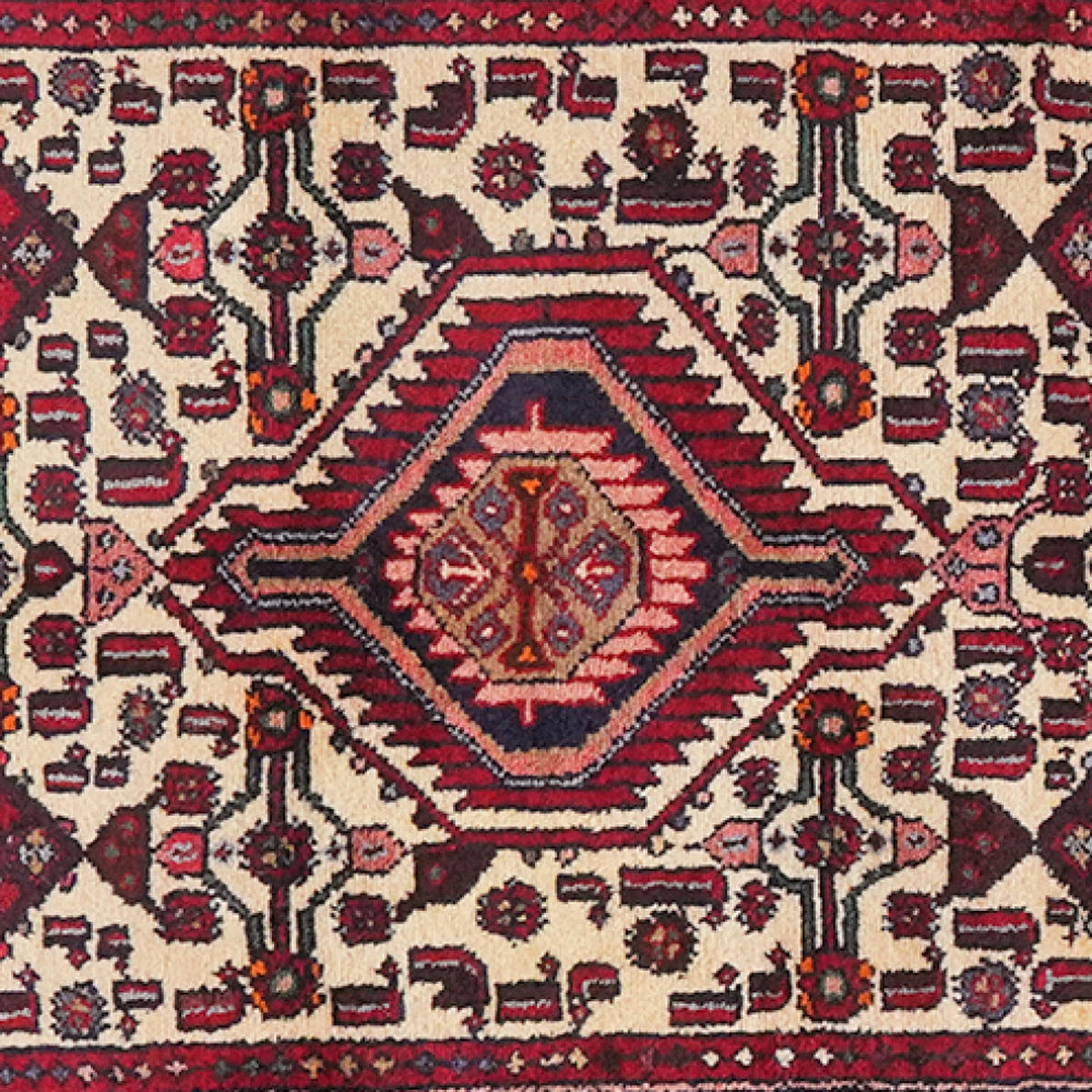 TEPPICH Assadabad Mehrfarbig 243/78 cm Schurwolle - Multicolor, Textil (78/243cm) - Looma