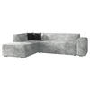 ECKSOFA Lordin Premium, Seite: Links - Hellgrau, Holz/Textil (267/205cm) - MIRJAN24