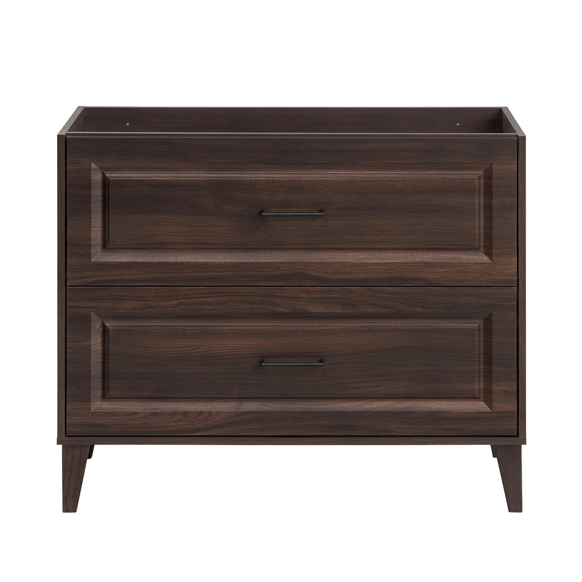 WASCHTISCHUNTERSCHRANK 100cm Moka Holz - Braun, Holzwerkstoff (100/82/46cm) - Petits-meubles