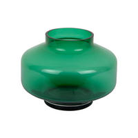 VASE Pasmoso Grün 22/22/16.5 cm - Grün, Glas (16.5cm) - Present Time