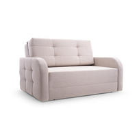 SCHLAFSOFA Porto 120 - Beige (BRAGI 28) - Beige, Holz (141/90/100cm) - Möblo