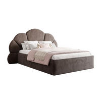 POLSTERBETT ARIEL mit Bettkasten 120x200 cm Element 25 - Braun, Textil (180/200cm) - Lookway