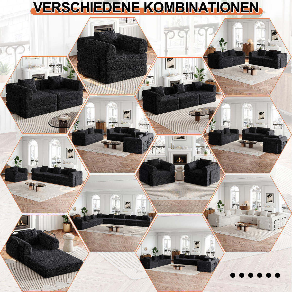 2-SITZER Sofa, 2 in 1 Schlafsofa mit Stauraum und Armlehnen,Chenille,Khaki - Braun, Textil (184/69/91cm) - PARAFTA HOME