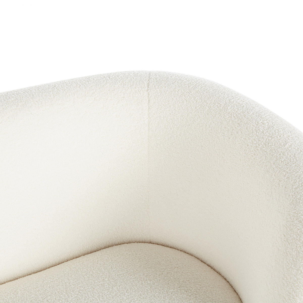 2-SITZER-SOFA Polyester Weiß Loen - Weiß, Textil (155/79/70cm) - Beliani