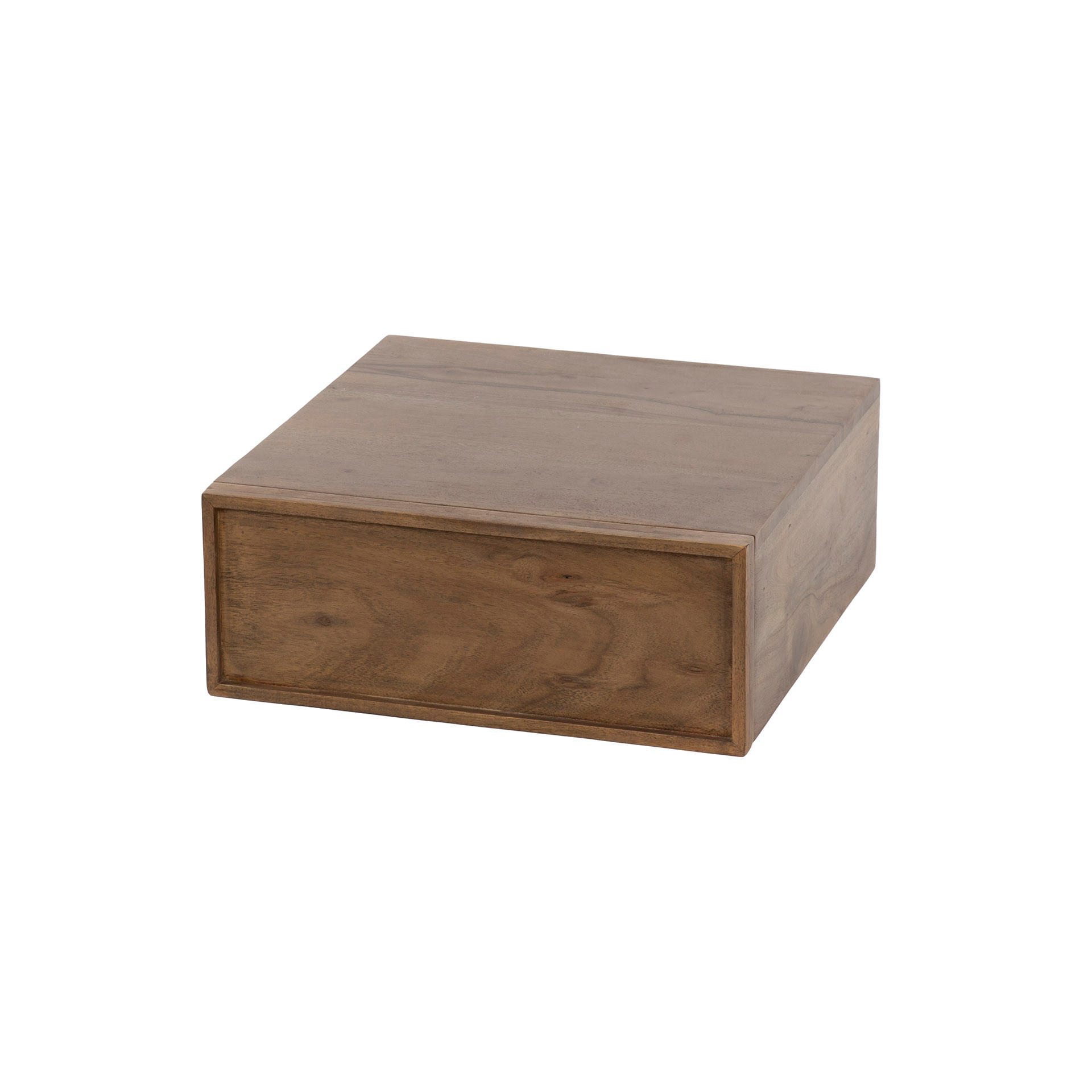 NACHTTISCH Frame - Braun - 35/35/14 cm - 2er-Set - Braun, Holz (35/14/35cm) - Hoyz Collection