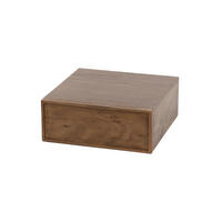 NACHTTISCH Frame - Braun - 35/35/14 cm - 2er-Set - Braun, Holz (35/14/35cm) - Hoyz Collection