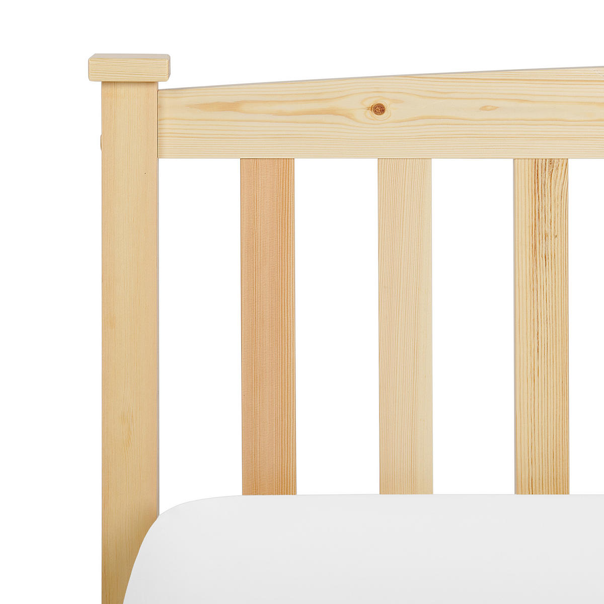 BETT mit Lattenrost 90/200 cm Braun Giverny - Braun, Holz (90/200cm) - Beliani