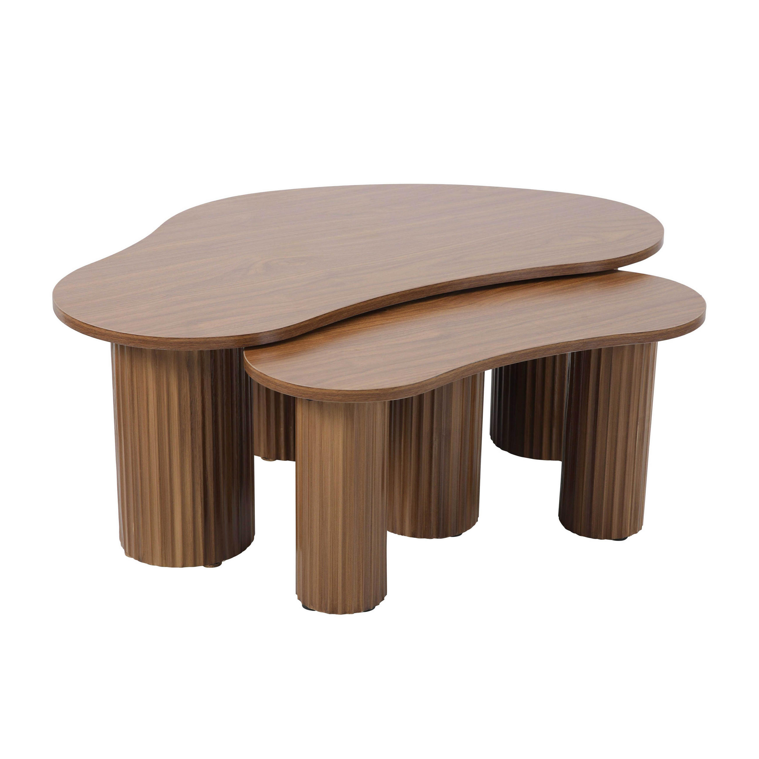 COUCHTISCH, Dunkelolz - Braun, Holzwerkstoff (100/60/38cm) - Oviala