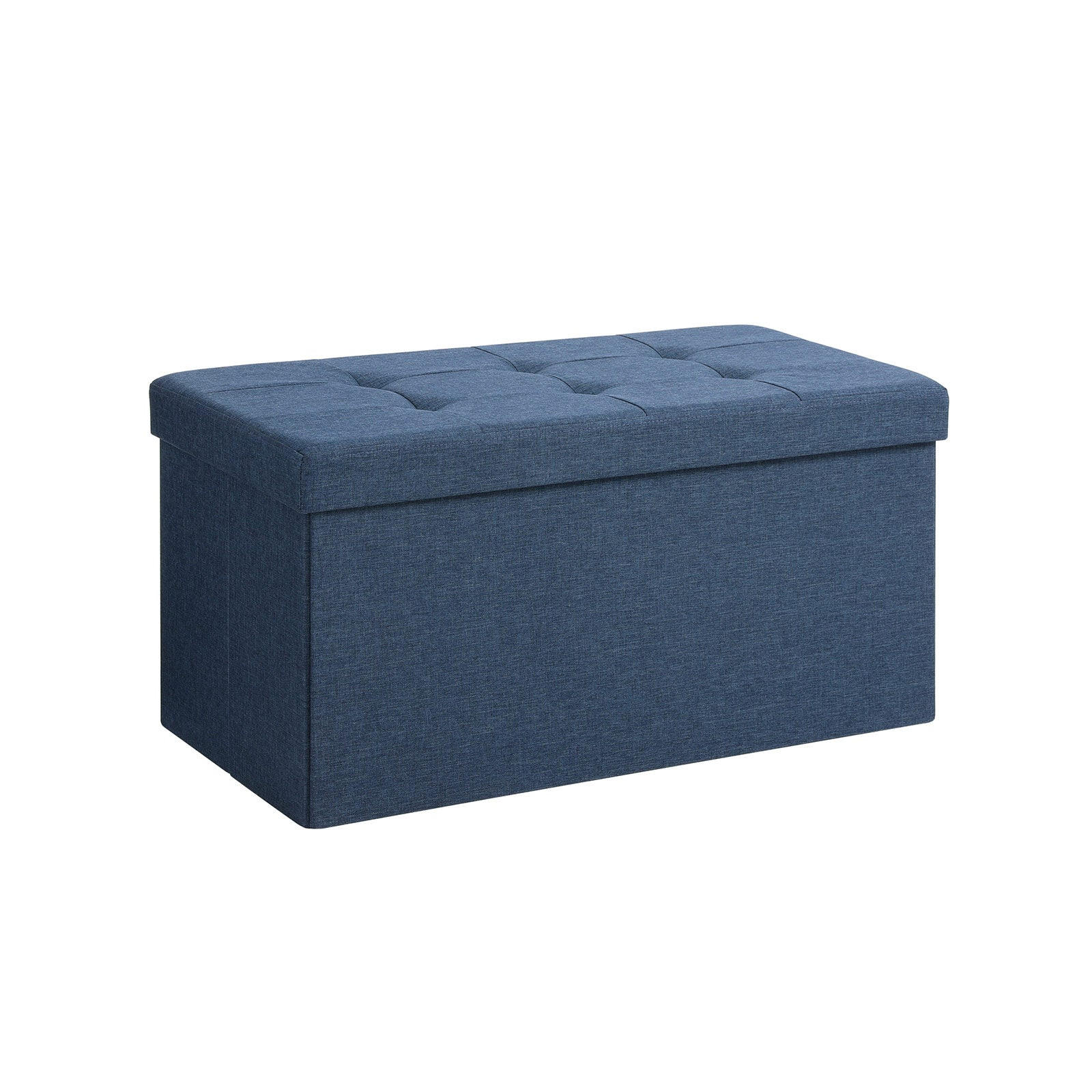 SITZTRUHE SITZBANK INDUSTRIE-DESIGN - Blau, Holzwerkstoff (38/38/76cm) - Hansiro