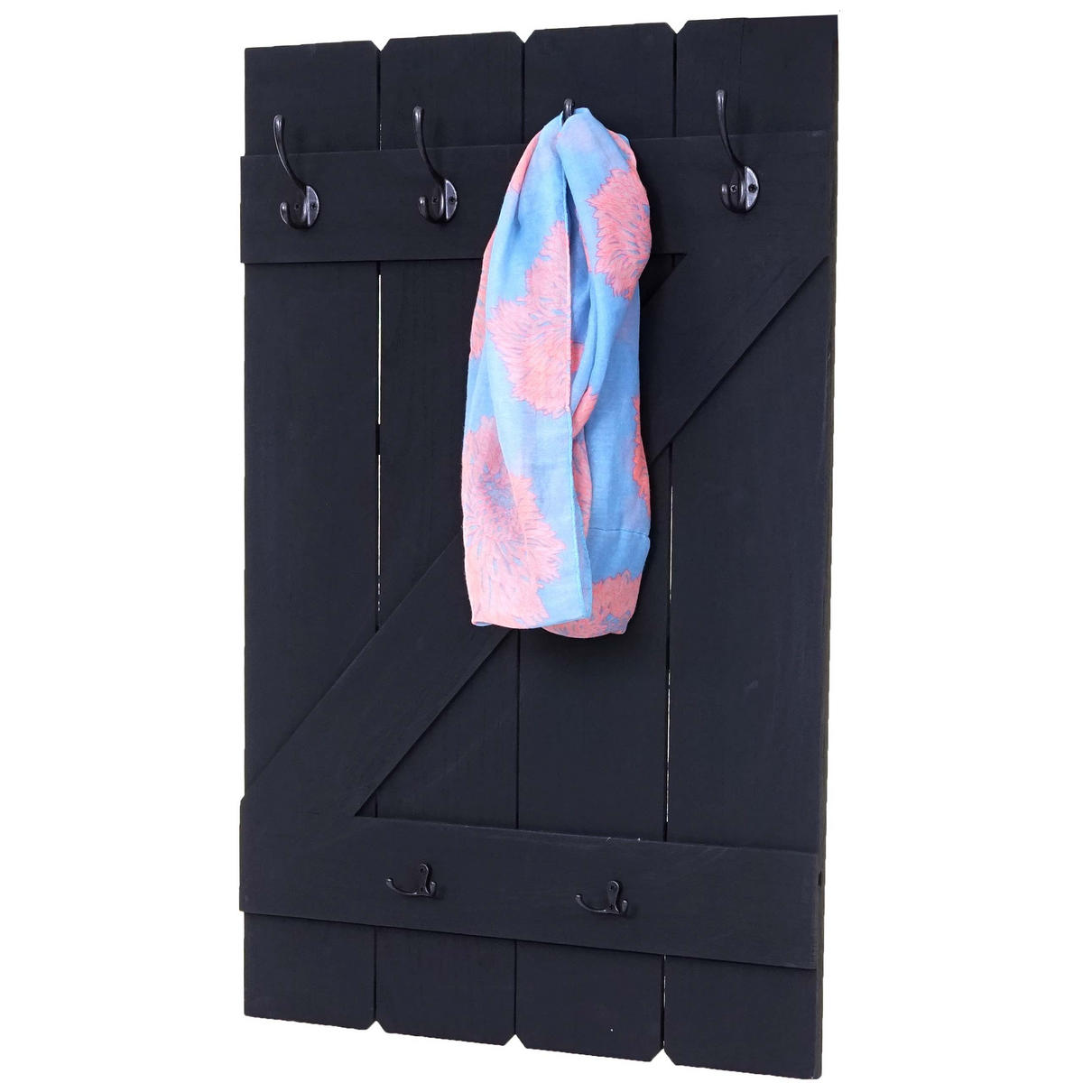 WANDGARDEROBE Grau - Grau, Holz (60/91/10cm) - Jamb