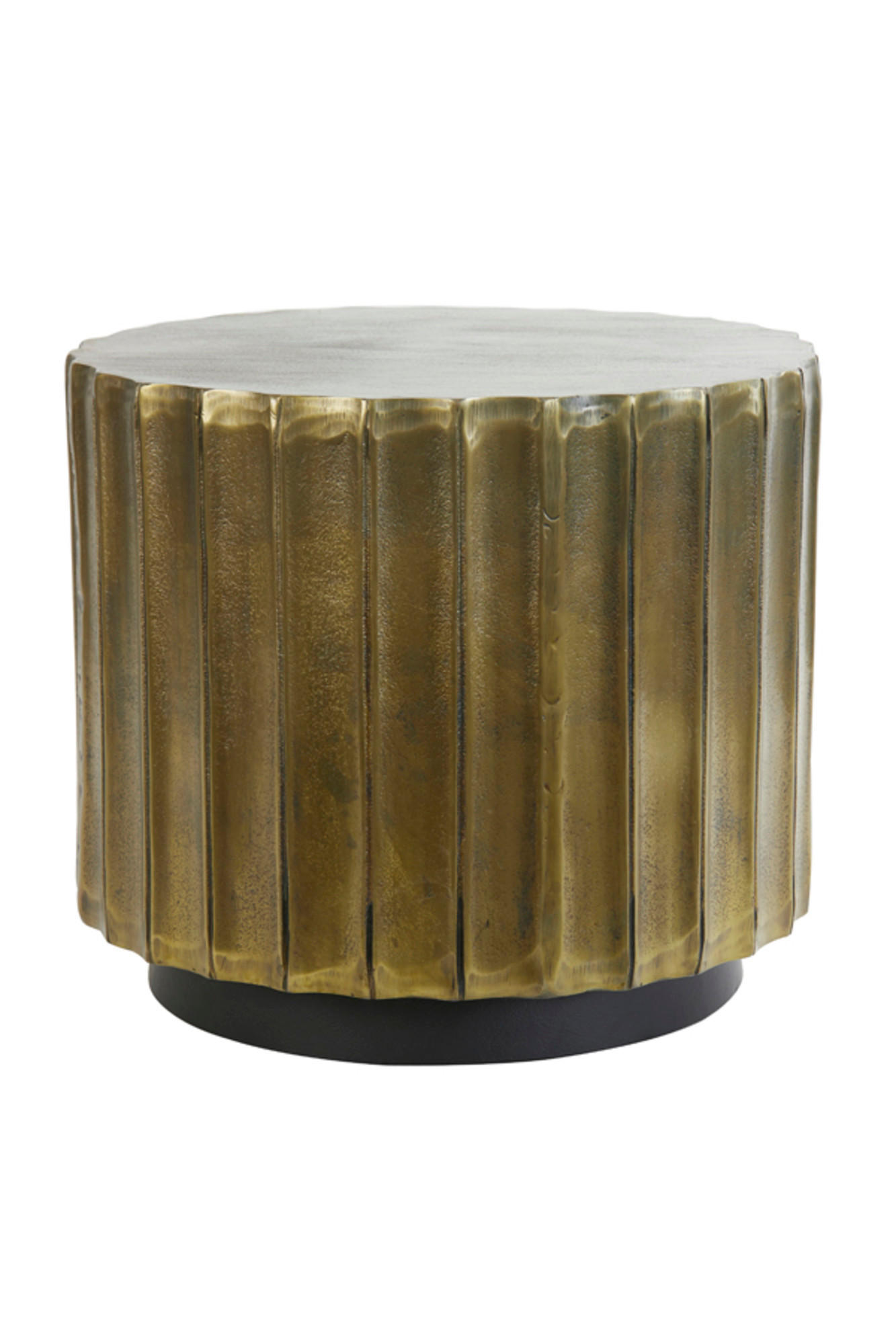 BEISTELLTISCH Kavango Bronze Ø45/39 cm - Bronzefarben, Metall (45/45/39cm) - Light & Living