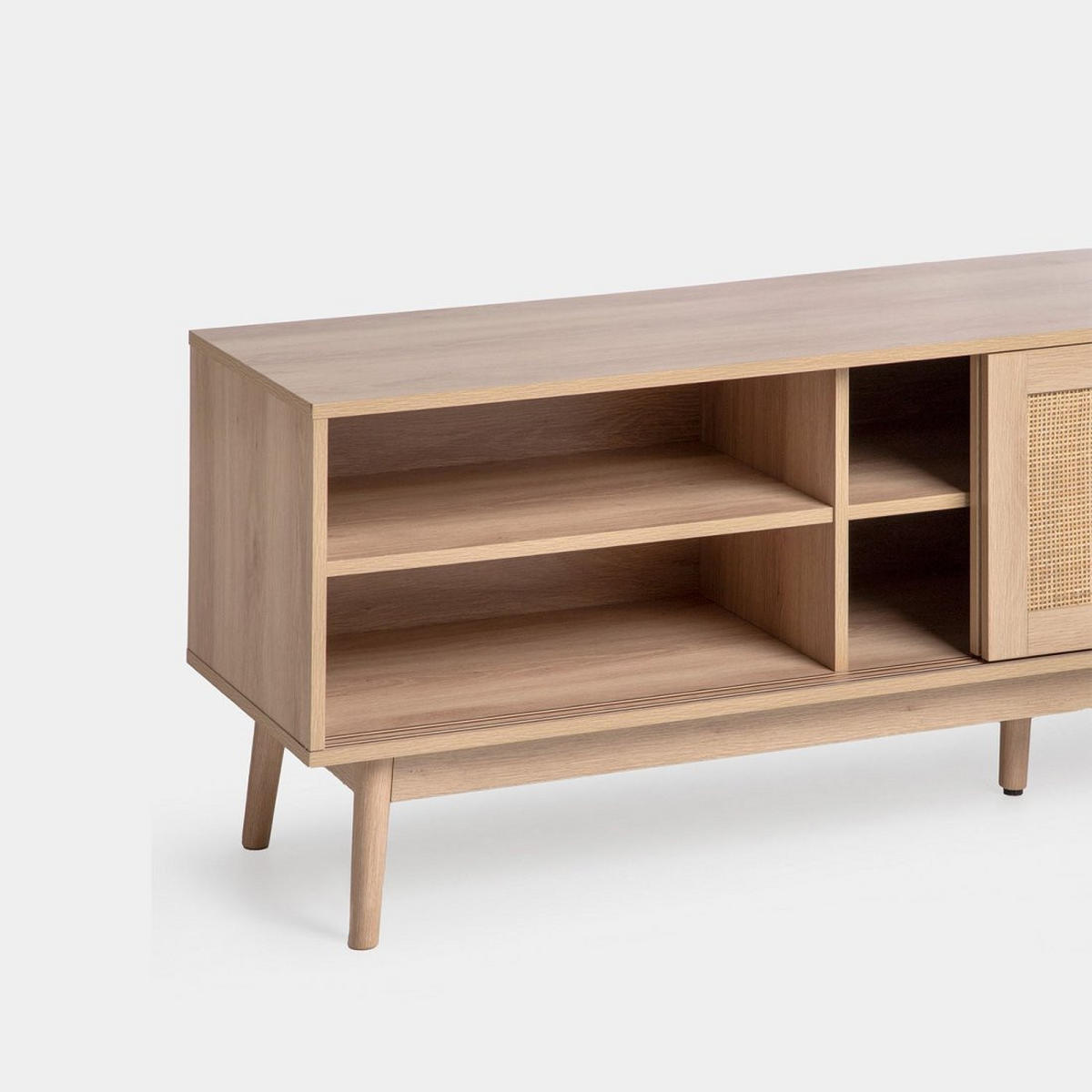 TV-ELEMENT Ikigai Natürlich 180 cm x 56 cm - Naturfarben, Holzwerkstoff (180/56/40cm) - Klast Home