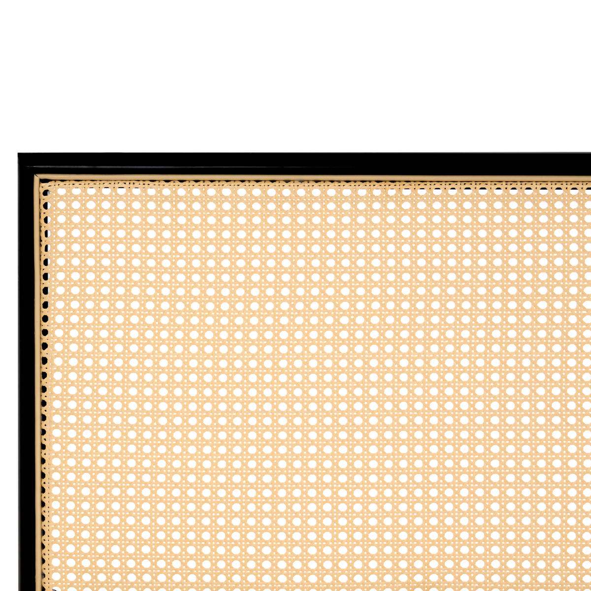 BETT mit Lattenrost 180/200 cm Hellbraun Avanton - Hellbraun/Schwarz, Metall (180/200cm) - Beliani