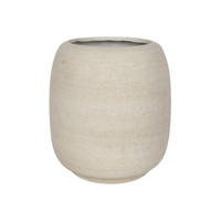 BLUMENTOPF Weiß 37/32,5/32,5 - Weiß, Stein (37cm) - Mobili Rebecca