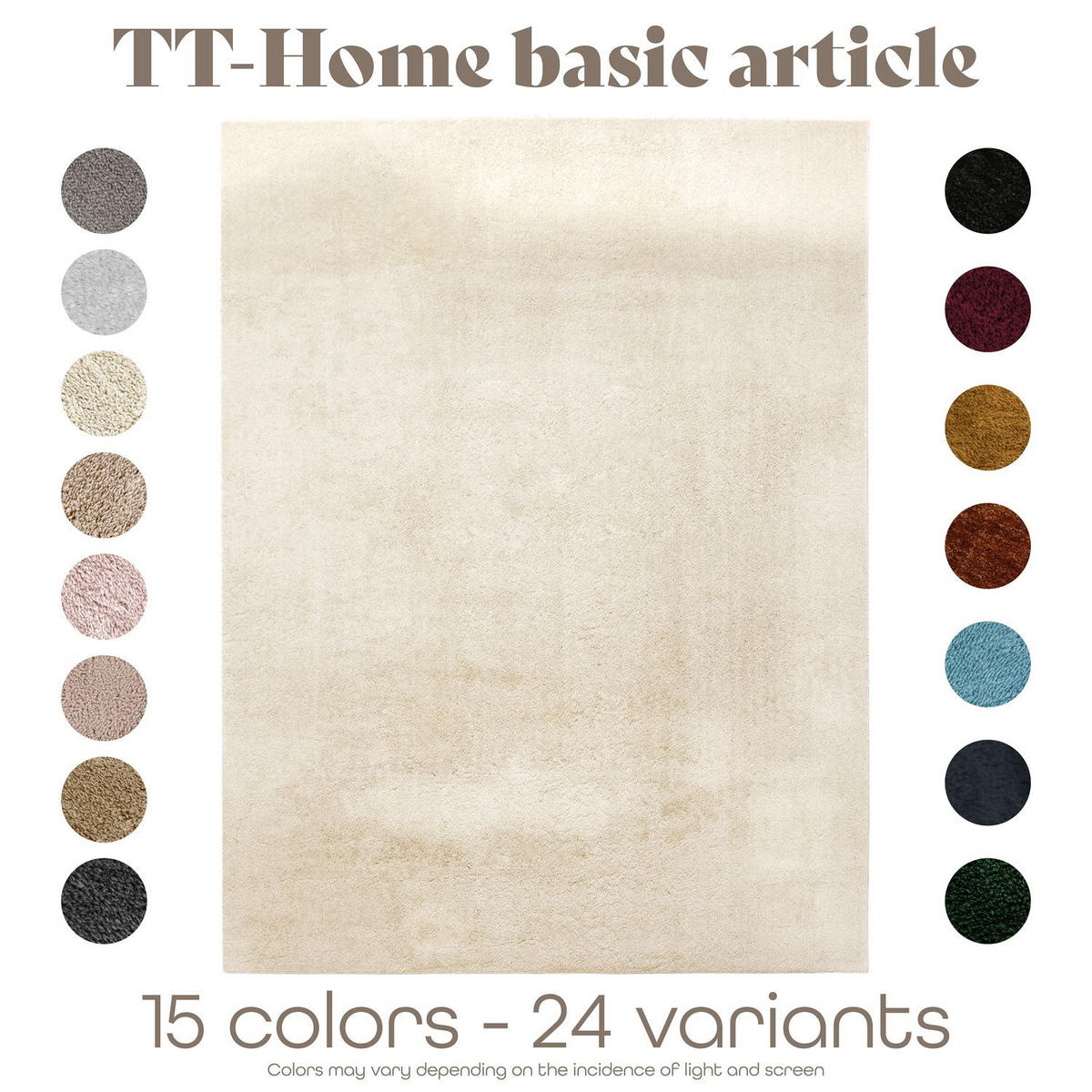 FLACHWEBETEPPICH Creme 200 x 280 cm - Creme, Kunststoff (200/280cm) - TT Home