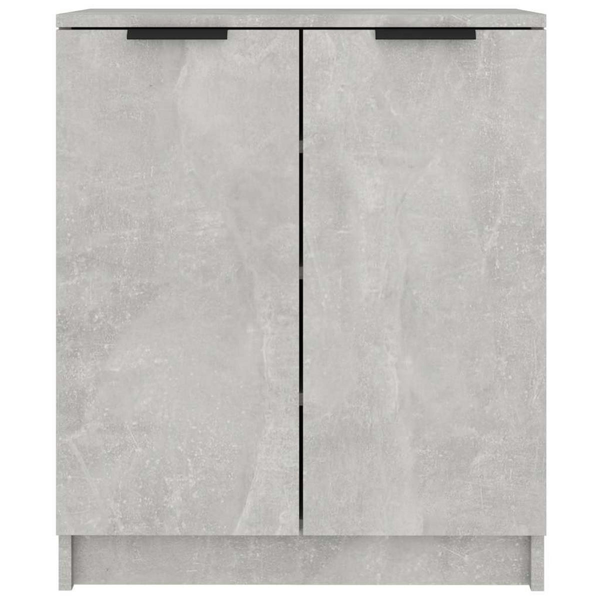 SCHUHSCHRANK Betongrau 59/35/70 Cm Holzwerkstoff - Grau, Holzwerkstoff (35/70/59cm) - vidaXL
