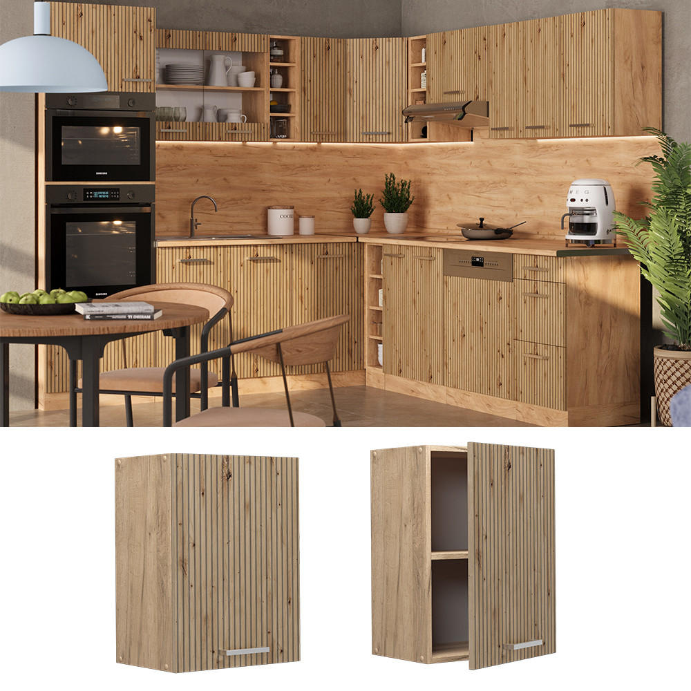 HÄNGESCHRANK R-Line Artisan-Eiche 45 cm - Honigeiche/Eiche Wotan, Holzwerkstoff (45/60/31cm) - Vicco