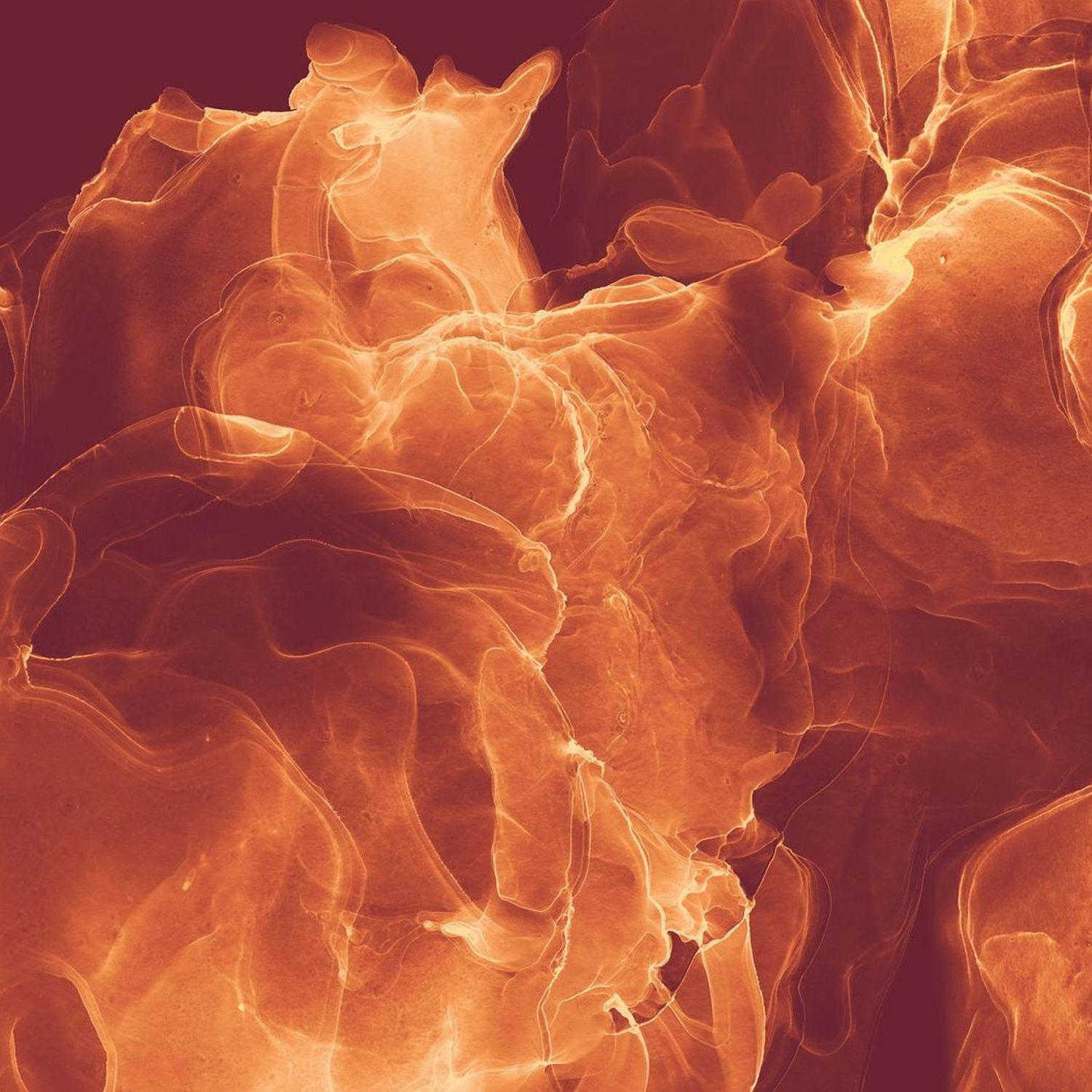 FOTOTAPETE Feuerwelle 400 x 280 cm - Orange, Papier (400/280cm) - Sanders & Sanders