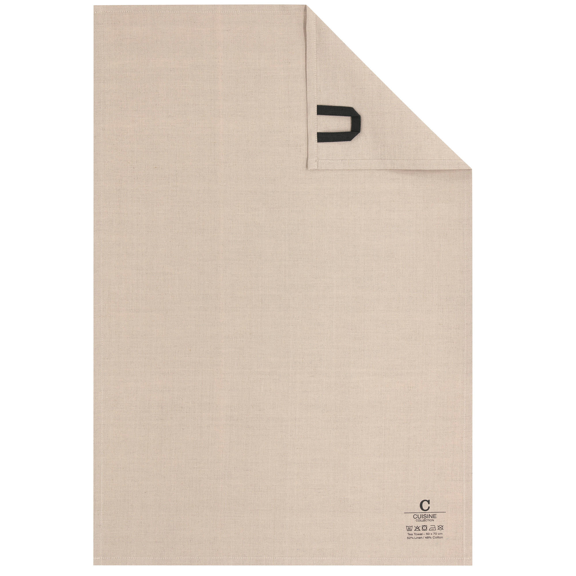 GESCHIRRTÜCHER CUISINE NATURE UNI 531 LEINEN - 30 - Beige, Textil (50/70cm) - Cawoe